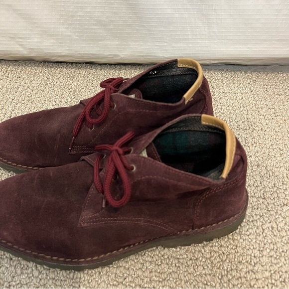 ANGELO NARDELLI Shoes Eggplant Suede Leather Chukka Lace Up Boots Shoe EU 43, 10